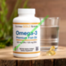 Комплекс Омега-3 Nutrition в капсулах 240 шт California Gold риб’ячий жир преміальної якості, 180 мг ЕПК / 120 мг ДГК, 100 капсул із риб’ячого желатину