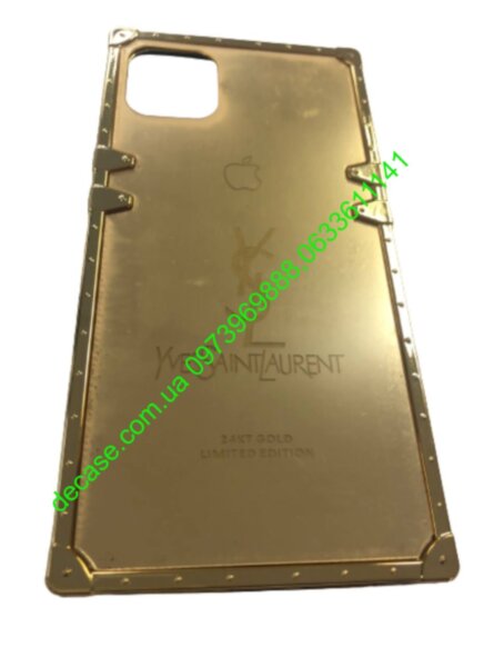 YSL Glass case Yves Saint Laurent для iPhone 11 Pro Max на айфон 11 Чехол Зеркальный айфон ив сен лоран  