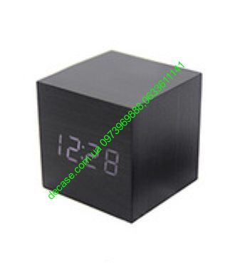 Часы деревянный брусок Vst-869 Black White