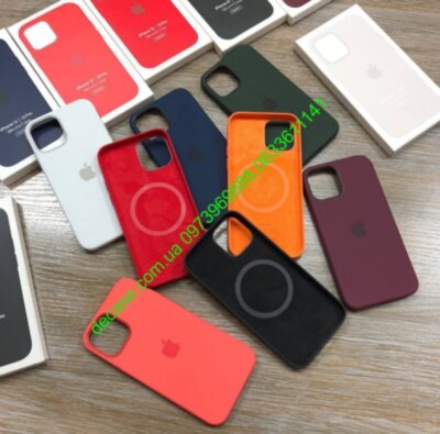 Leather Case Full MagSafe кожаный iPhone 12 / 12 pro