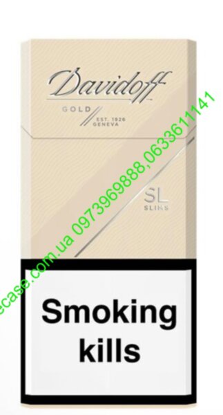 Сигареты Davidoff Cigarette Gold Slims Stange Давидофф