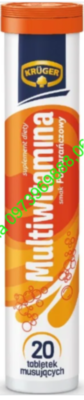 Витамины Kruger Multivitamin Мультивитамины 20 таблеток