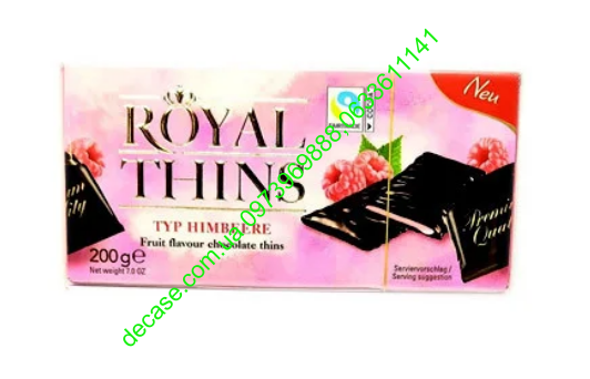 ROYAL THINS Шоколадные конфеты Мята-малина 200g