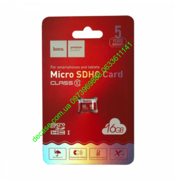 Карта памяти microSDHC HOCO 16 Gb TF high speed Class 10