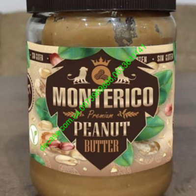 Арахисовая паста без глютена MONTERICO Penaut Butter 500g