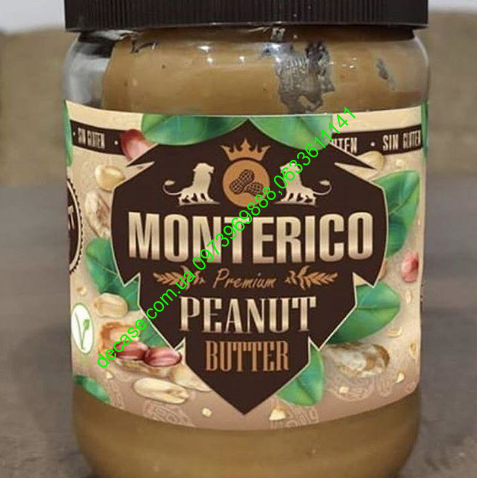 Арахисовая паста без глютена MONTERICO Penaut Butter 500g