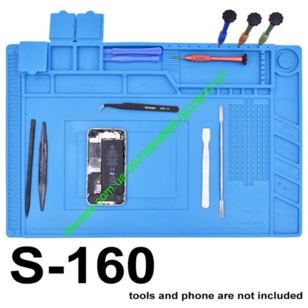 300*450 sm S-160 Силиконовый коврик для пайки 30 см на 45см