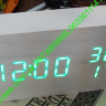 Часы куб Влажность Vst862s White Green