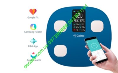 Умные напольные Смарт весы Index Gelius Bluetooth GP-BFS003
