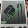 СЗУ 18W QC3.0 PD3.0 с кабелем USAMS T23 с дисплеем Digital Display Fast Charger EU Black (US-CC085)