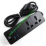 Сетевой фильтр TB-T07 4 USB 2 розетки 3,1А 2 м 