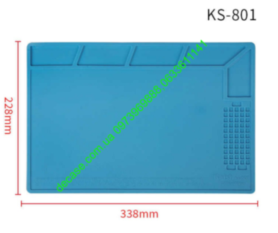 KS801 340*230мм Коврик для пайки плат 