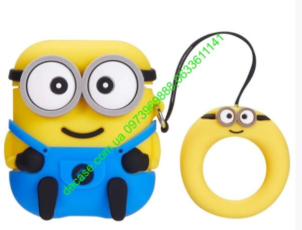 джеррі Чохол minion (+ кільце) до навушників apple airpods 