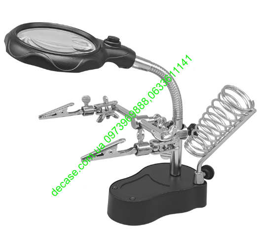 с держателем и подсветкой (2 led) 3.5x/12x-65мм mg1612