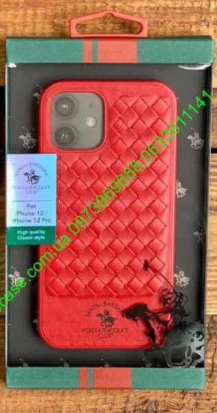 Santa Barbara Polo & Racquet Club Knight iPhone 12 / 12 Pro 6’1” Red