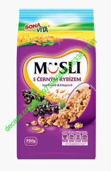 Мюсли Musli s cernym rybizem 700g  Запеченная мюсли с черной смородины 