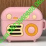 Силиконовый чехол для наушников AirPods Case Cartoon мультгерои 