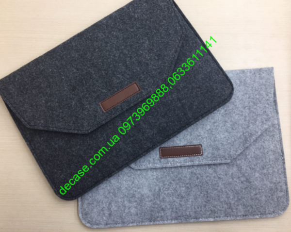 Папка конверт войлок MacBook 16" 11,6" 15,4" 13,3"  (2013-2020)