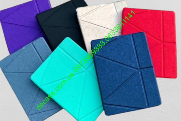 Чехол Logfer Stylus Origami Leather pencil Groove Case iPad Pro 2016/2017 12.9" с держателем для стилуса