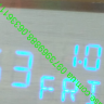 Часы влажность день недели Vst862w