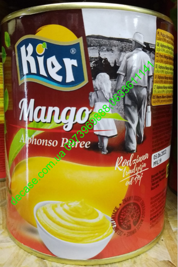 Пюре Манго Альфонсо Alphonso Kier 850 г Индия