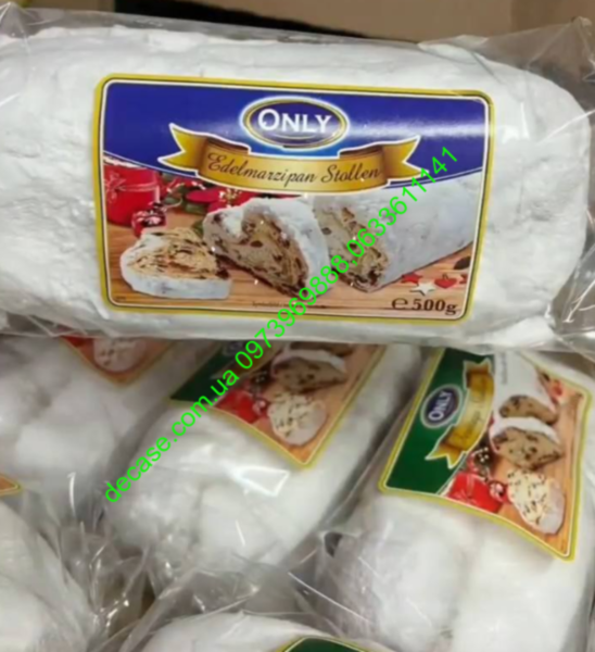 Штоллен марципан сухофрукты kuchenmeister stollen criststollen 500 g