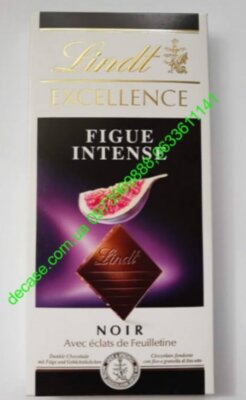 Шоколад Lindt Excellence Figue Intense темный с кусочками инжира 100g