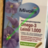 Льняное масло Omega 3 Leinol c масла льна 1000 Kapseln 30шт Фолиевая кислота B6 B12