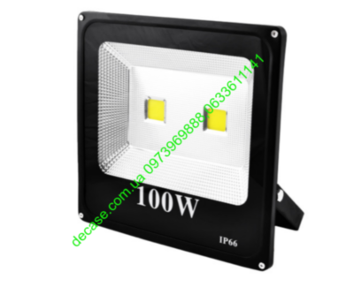 100W 9000Lm COB Наружный Прожектор с кронштейном SLIM 2COB IP66 влагозащита 32 премиум-класс