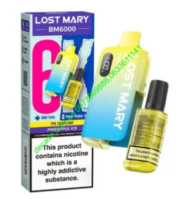 Многоразовый картридж Pineapple Ice Lost Mary BM6000