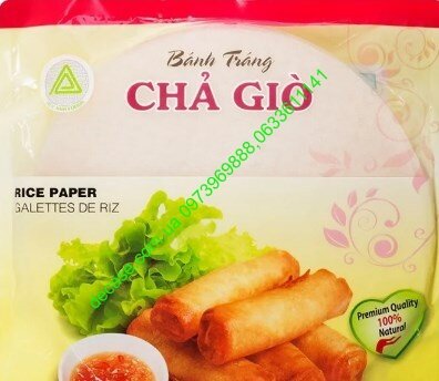 Рисовая бумага Спринг ролів круглая Cha Gio 22см 400g