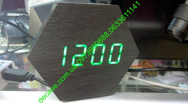 Часы ромб Vst876 black green