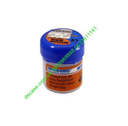 Паяльная паста MECHANIC XG-50 SN63/Pb37 42 грамм