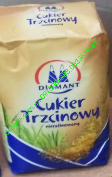 Тростниковый сахар Diamant Dry Demerara 1кг Польша