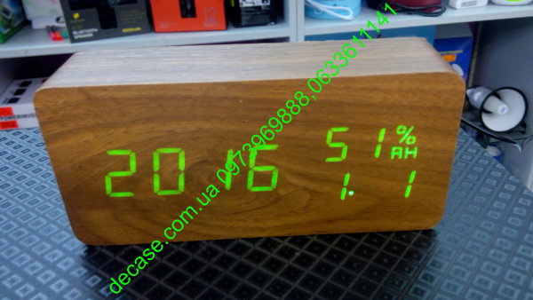 Часы куб Влажность Vst862s Dark Green