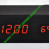 Часы время дата температура Vst862 Black Red
