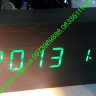Часы время дата температура Vst862 Black Green