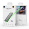 8в1 Хаб Wiwu T9 Type C hub PD Power Delivery USB Type C 2 HDMI Card Reader 2 USB 3.0 1 USB 2.0