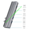 8в1 Хаб Wiwu T9 Type C hub PD Power Delivery USB Type C 2 HDMI Card Reader 2 USB 3.0 1 USB 2.0