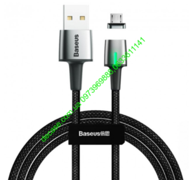 USB Cable Baseus Zinc Fabric Magnetic MicroUSB CAMXC-B01 2m