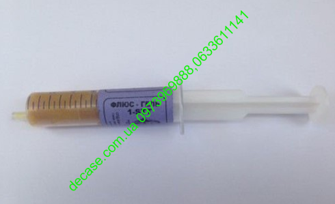 Флюс-гель 1-STT шприц 5мл для пайки BGA SMD-элементов