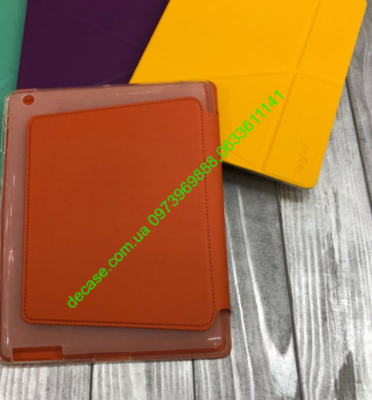 Чехол Logfer аригами iPad Air 2 9.7" А1567 orange Origami Leather Embossing Case