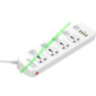4USB/4 LDNIO SC4408 Сетевой фильтр LDNIO SC4408 (220V/3,4А/2m)
