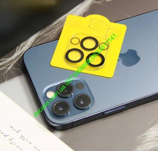 3D Защитное стекло на камеру Lens Protector для Apple iPhone 11/12/Pro/Max/mini/Айфон/ Clear Glass