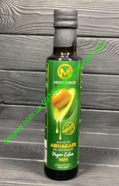 Олія авокадо Monterico Extra Vergine 100% 250 мл, Іспанія