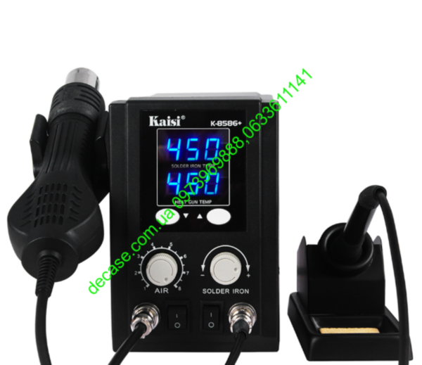 Паяльная станция KS 8586+ Фен и паяльник