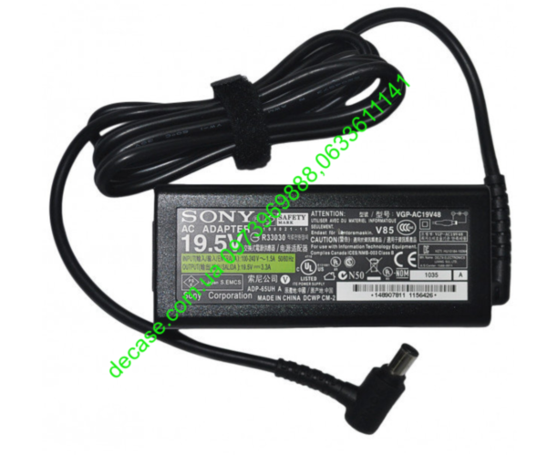 Зарядное устройство Sony Vaio PCG-3B4L 19.5V 4.7A 6.5*4.5 mm