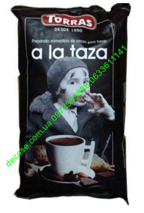 Горячий шоколад 1кг Torras a la Taza без глютена/сахара/лактозы с низким содержанием жира Испания