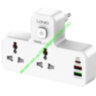 Cетевой адаптер HUB LDNIO SC2311 1 UCB-C/2 USB/ 2 outlets 10 А