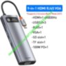 9в1 USB-C Хаб Baseus Metal Gleam Multifunctional Type-C HUB Docking Station